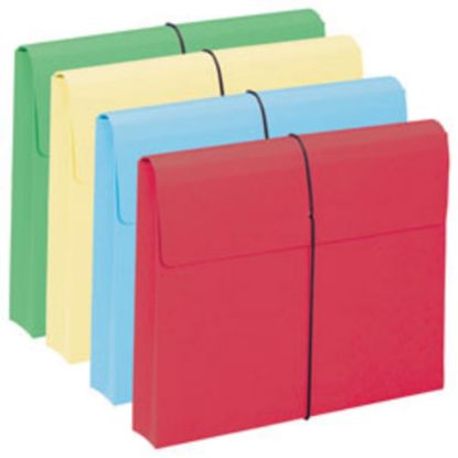 Picture of Smead Color Expanding Wallets, 2in Expansion, Letter Size, Assorted Colors, Box Of 10