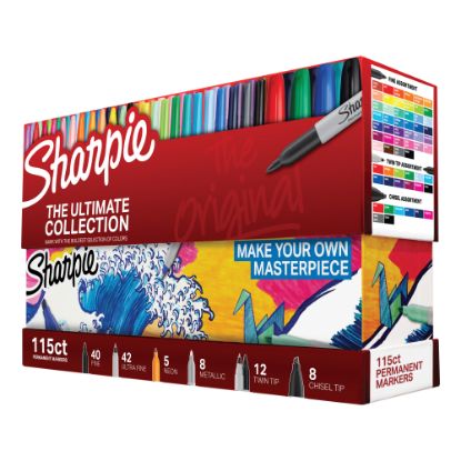 Picture of Sharpie Ultimate Pack, Assorted Colored, Pack Of 115