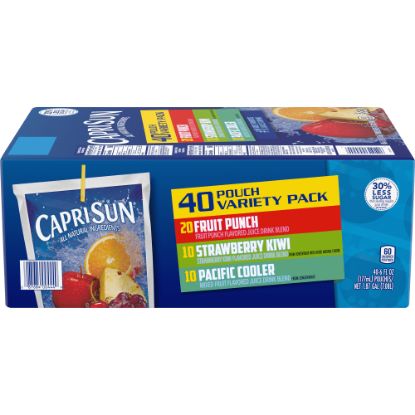 Picture of Capri Sun Variety Pack, 6 Oz, Pack Of 40 Pouches