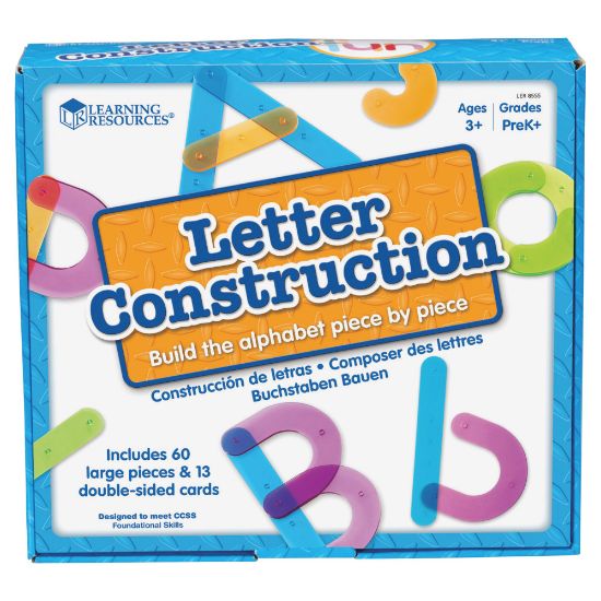 Picture of Learning Resources Letter Construction Activity Set, Pre-K - Grade 4