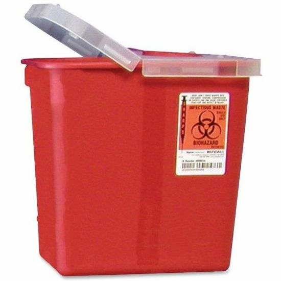 Picture of Unimed Kendall Sharps Container With Lid, 2 Gallons