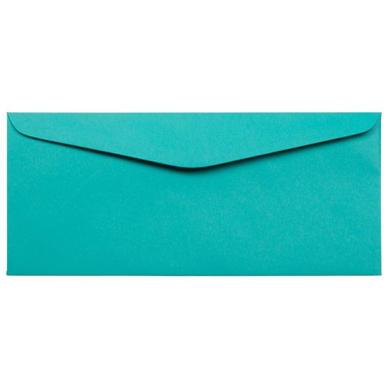 Picture of JAM PAPER #10 Business Premium Envelopes, 4 1/8 x 9 1/2, Blue, 25/Pack