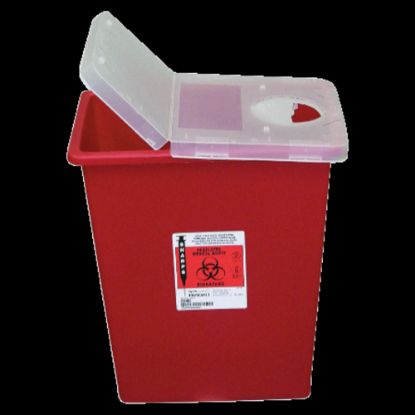 Picture of Unimed Kendall Sharps Container With Hinged Lid, 8 Gallons