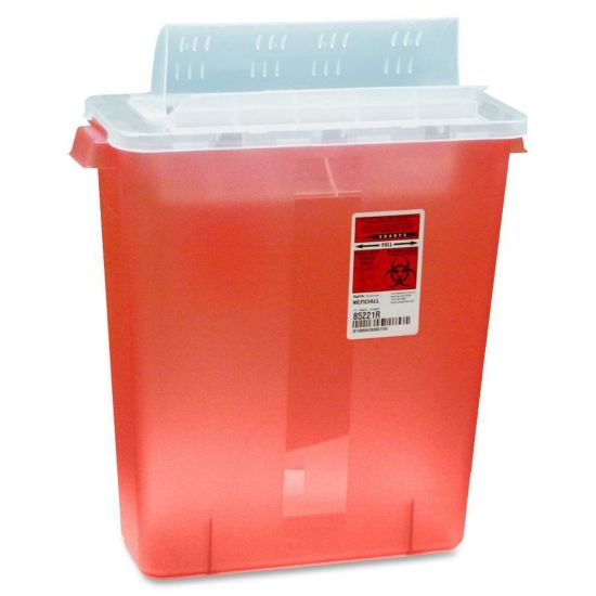 Picture of Unimed Kendall Sharps Container With Always-Open Lid, 3 Gallons