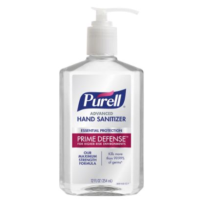 Picture of PURELL PRIME DEFENSE Advanced Hand Sanitizer,  12 fl oz Pump Bottle