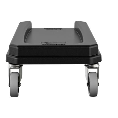 Picture of Suncast Commercial Slim Trash Can Dolly, 6-3/16inH x 11-7/8inW x 20-3/4inD, Black