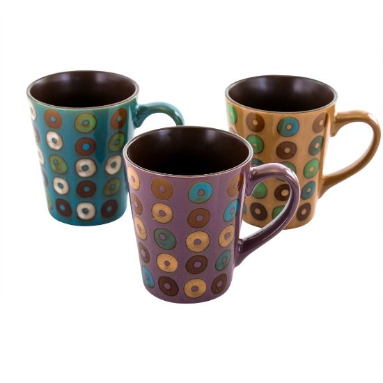 Picture of Mr. Coffee Coupa Cafe 3-Piece Mug Set, 13 Oz, Assorted