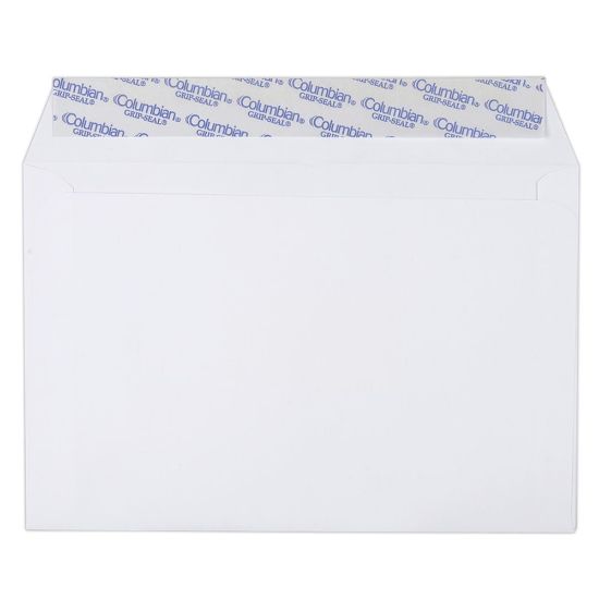 Picture of Quality Park Grip-Seal Booklet Envelopes, 24 Lb., 6in x 9in, White, Pack Of 250