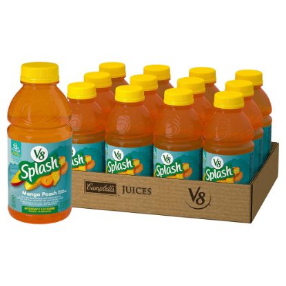 Picture of V8 Splash Mango Peach, 16 Oz, Pack Of 12 Beverages