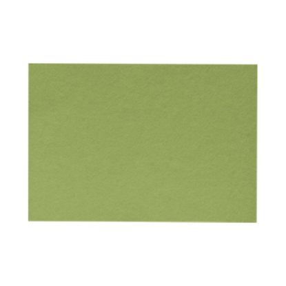 Picture of LUX Mini Flat Cards, #17, 2 9/16in x 3 9/16in, Avocado Green, Pack Of 50