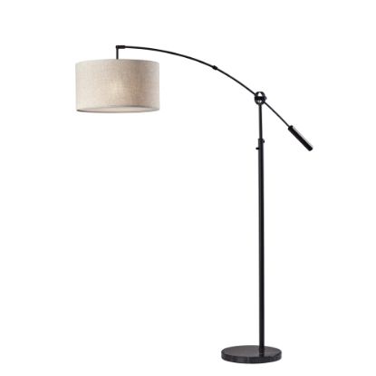 Picture of Adesso Adler Arc Lamp, 81inH, Beige/Black