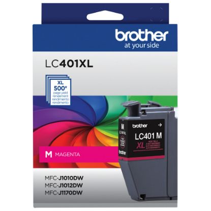 Picture of Brother LC401XL Magenta High-Yield Ink Cartridge, LC401XLM