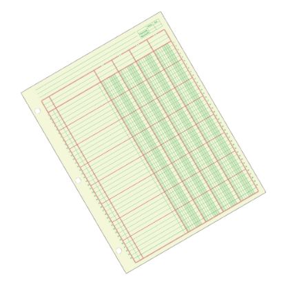 Picture of Adams Analysis Pad, 8 1/2in x 11in, 100 Pages (50 Sheets), 4 Columns, Green