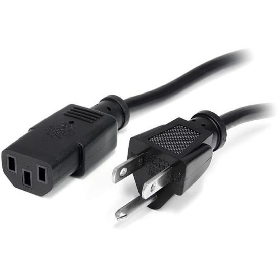 Picture of StarTech.com Computer Power Cord - 10 ft. - 10 Pack - Replacement Computer Power Cable - NEMA 5 15p to c13 Power Cord (PXT1011010PK)