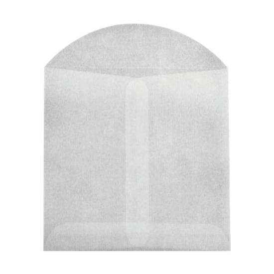 Picture of LUX Open-End Envelopes, 4in x 4in, Flap Closure, Glassine, Pack Of 1,000