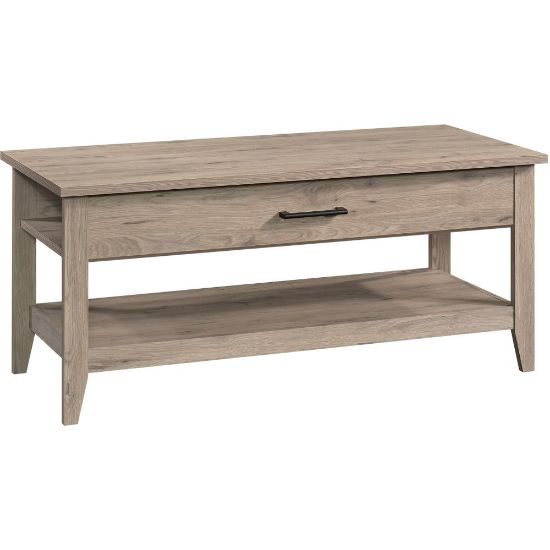 Picture of Sauder Summit Station Lift-Top Coffee Table, 19inH x 43inW x 19inD, Laurel Oak