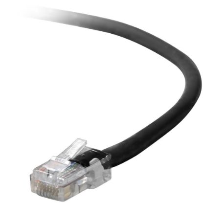 Picture of Belkin Cat5e Network Cable - RJ-45 Male Network - RJ-45 Male Network - 10ft - Black