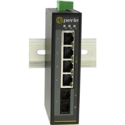 Picture of Perle IDS-105F-M2SC2-XT - Industrial Ethernet Switch - 5 Ports - 100Base-TX, 100Base-FX - 2 Layer Supported - Wall Mountable, Rail-mountable, Panel-mountable - 5 Year Limited Warranty