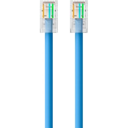 Picture of Belkin Cat5e Patch Cable - RJ-45 Male Network - RJ-45 Male Network - 1ft - Blue