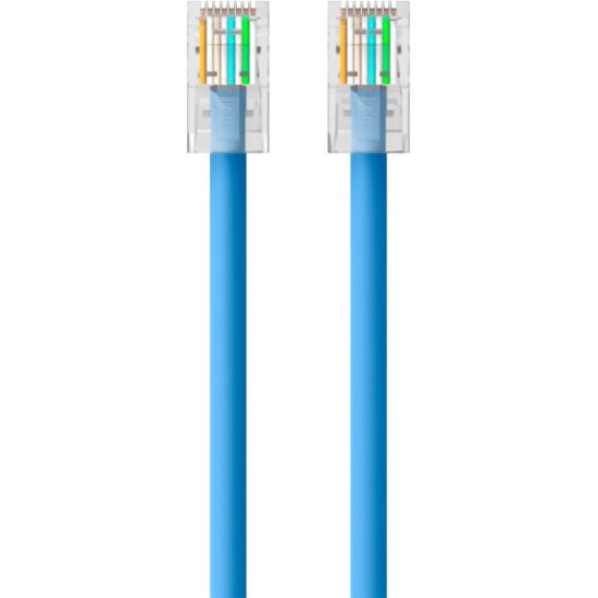 Picture of Belkin Cat5e Patch Cable - RJ-45 Male Network - RJ-45 Male Network - 1ft - Blue