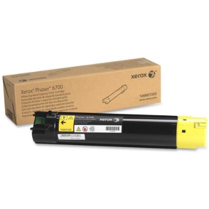 Picture of Xerox 6700 Yellow Toner Cartridge, 106R01505