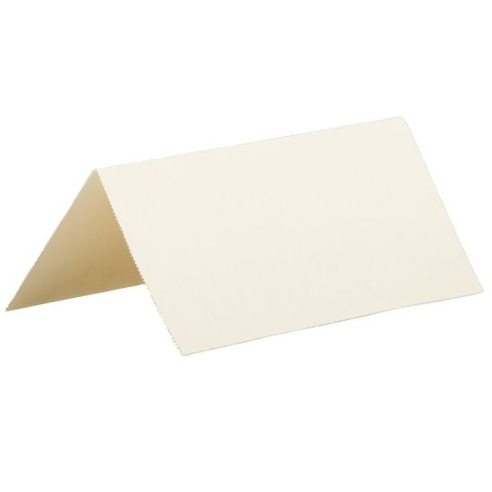 Picture of JAM Paper Printable Place Cards, 3 3/8in x 1 3/8in, Ivory, 6 Cards Per Sheet, Pack Of 2 Sheets