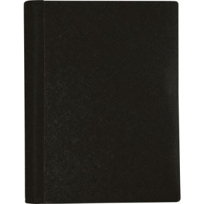 Picture of Office Depot Brand Stellar Notebook With Spine Cover, 6in x 9-1/2in, 3 Subject, College Ruled, 120 Sheets, Black