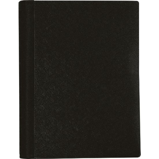 Picture of Office Depot Brand Stellar Notebook With Spine Cover, 6in x 9-1/2in, 3 Subject, College Ruled, 120 Sheets, Black