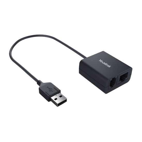 Picture of Yealink EHS40 USB Headset Adapter, Black, YEA-EHS40