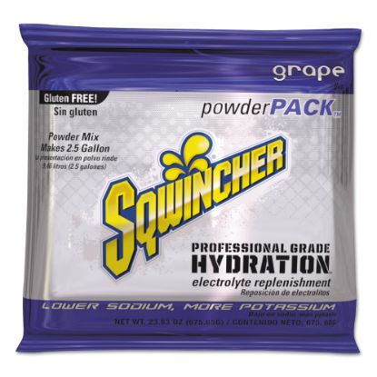 Picture of Sqwincher Powder Packs, Grape, 23.83 Oz, Case Of 32