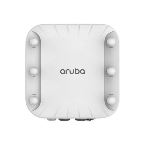 Picture of HPE Aruba AP-518 (RW) FIPS/TAA - Hardened - wireless access point - Bluetooth, Wi-Fi 6 - 2.4 GHz, 5 GHz - BTO - in-ceiling - TAA Compliant