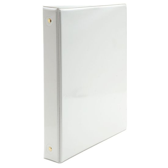 Picture of SKILCRAFT Loose-Leaf 3-Ring Binder, 2in Round Rings, 66% Recycled, White (AbilityOne 7510-01-203-8814)