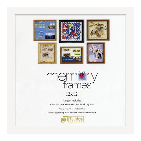 Picture of Timeless Frames Anna Memory Frame, 12in x 12in, White