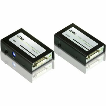 Picture of ATEN DVI Dual Link Extender with Audio-TAA Compliant - 1 Input Device - 1 Output Device - 19.69 ft Range - 2 x Network (RJ-45) - 1 x DVI In - 1 x DVI Out - WUXGA - 1920 x 1200