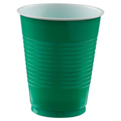 Picture of Amscan Plastic Cups, Festive Green, Set Of 150 Cups