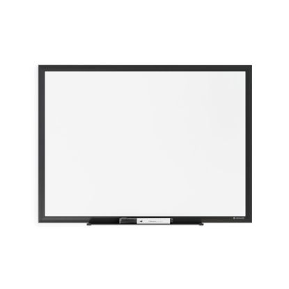 Picture of U Brands Magnetic Dry-Erase Board, 24in X 18in, Black Aluminum Frame, Actual Size 23in X 17in (2894U00-01)