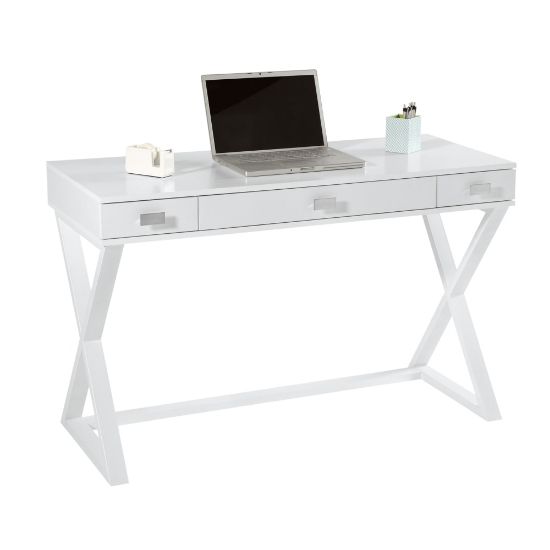 Picture of See Jane Work Kate 47inW Writing Desk, White