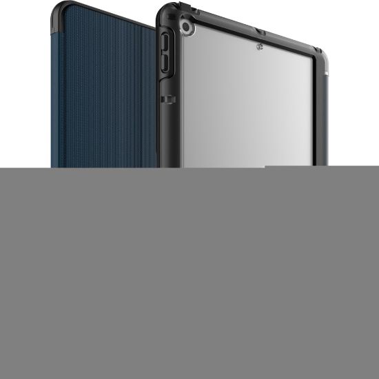 Picture of OtterBox Symmetry Carrying Case Folio For Apple iPad (9th Gen), iPad (8th Gen), iPad (7th Gen), Apple Pencil, Blue