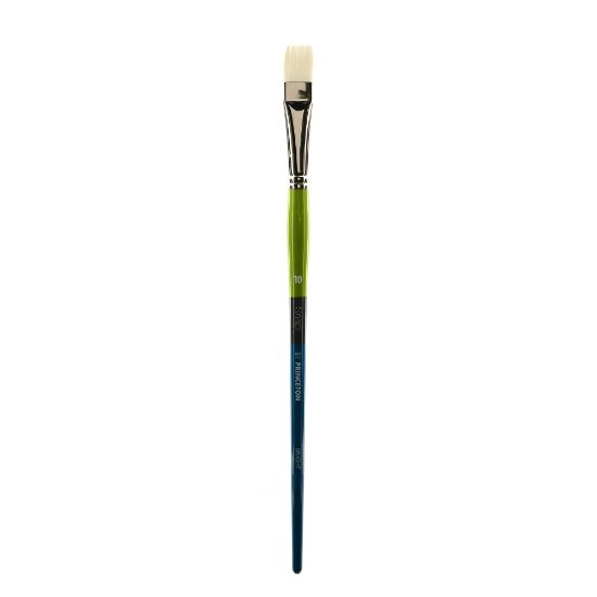 Picture of Princeton Snap Paint Brush, Series 9800, Size 10, Bright, White Taklon, Synthetic, Multicolor