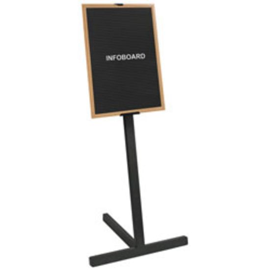 Picture of MasterVision Standing Portrait Letter Board, 24in x 36in, Wood Frame With Beech Finish