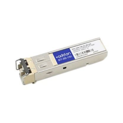 Picture of AddOn - SFP (mini-GBIC) transceiver module - GigE - 1000Base-CWDM - LC single-mode - up to 49.7 miles - 1410 nm - TAA Compliant