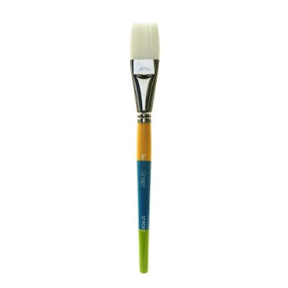 Picture of Princeton Snap Paint Brush, 1in, Stroke Bristle, Synthetic, Multicolor