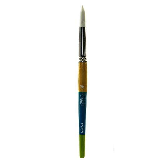 Picture of Princeton Snap Paint Brush, Size 16, Round Bristle, Synthetic, Multicolor