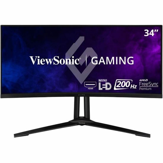 Picture of ViewSonic XG341C-2K 34in UW-QHD Curved Screen UltraWide LED Gaming LCD Monitor