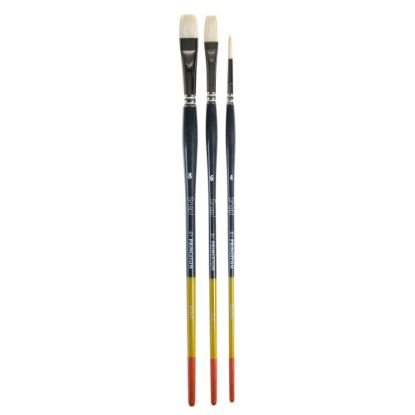 Picture of Princeton Snap Paint Brush Set, Set 4, Assorted Sizes, Assorted Bristles, Multicolor