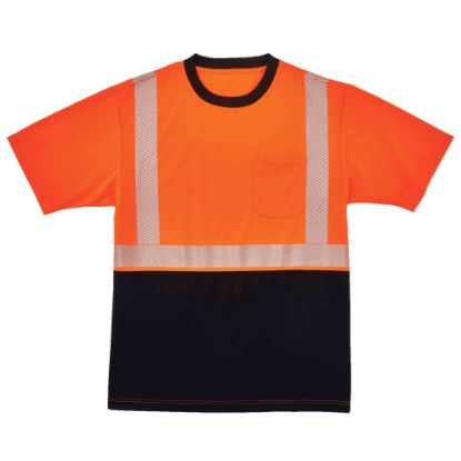 Picture of Ergodyne GloWear 8280BK Type R Class 2 Performance T-Shirt, Small, Orange