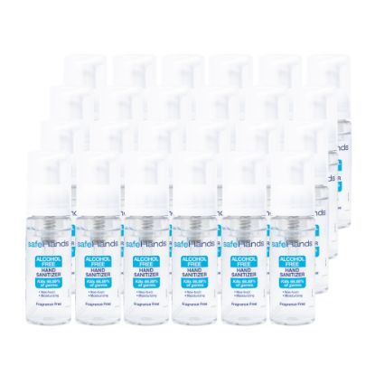 Picture of safeHands Alcohol-Free Hand Sanitizer, 1.75 Oz, Pack Of 24 Bottles