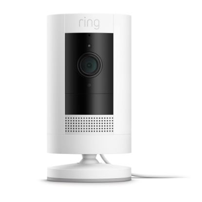 Picture of Ring Stick Up HD Wired Indoor/Outdoor Plug-In Security Camera, White