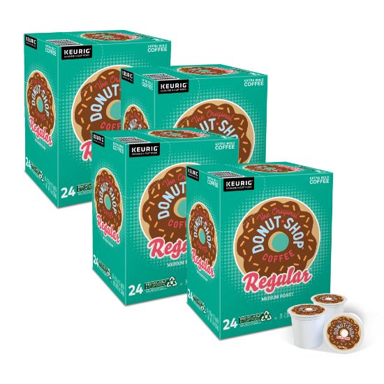 Picture of The Original Donut Shop Single-Serve Coffee K-Cup, Classic, Carton Of 96, 4 x 24 Per Box