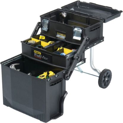 Picture of Stanley FatMax 4-in-1 Mobile Work Station - 4 Shelf - 7in Caster - Metal - 22in29in